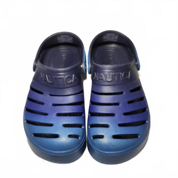 Nautica Kids Comfortable Clogs - Aqua Blue Gradient - Picture 1 of 7